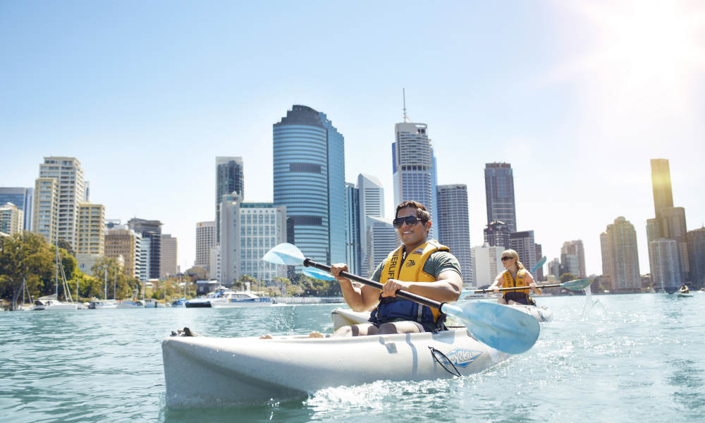 Twilight Brisbane River Kayaking Tour
