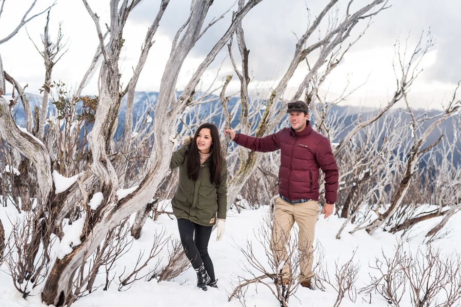 Lake Mountain Snow Waterfalls and Chocolate Tour from Melbourne