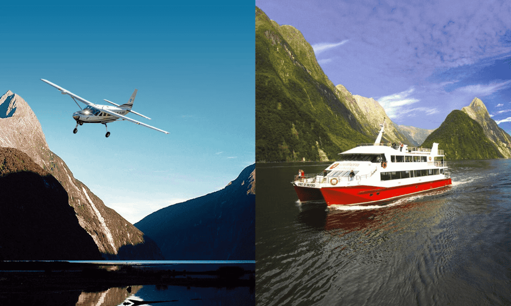 Milford Sound Fly + Cruise + Fly Package from Queenstown - Air Milford
