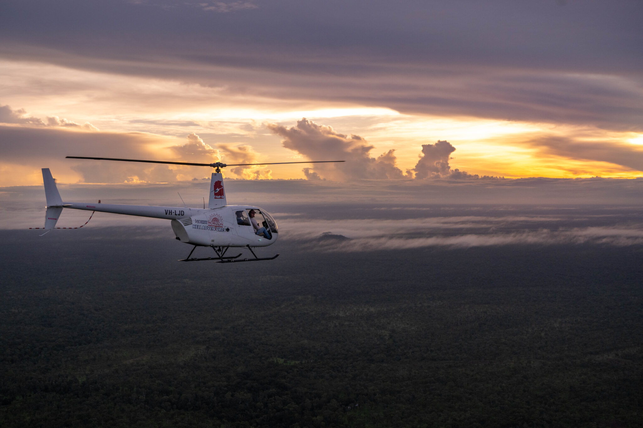 Helicopter Sunrise Flight in Nitmiluk Katherine Gorge - 20 Minutes
