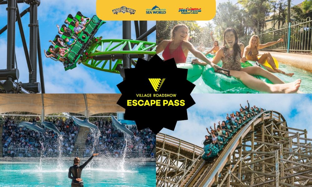 3 Day Theme Park Pass: Movie World, Sea World & Wet'n'Wild Gold Coast