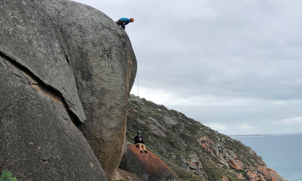 The Bluff Abseiling Experience - 2 Hours - 2pm Bluff Abseiling Experience