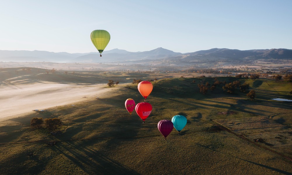 Afternoon Hot Air Balloon Flight Over Mansfield