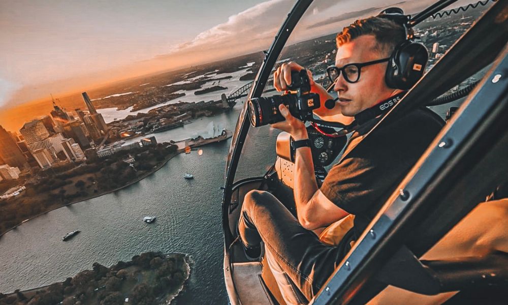 Sydney Harbour Doors Off 30 Minute Helicopter – Up to 3