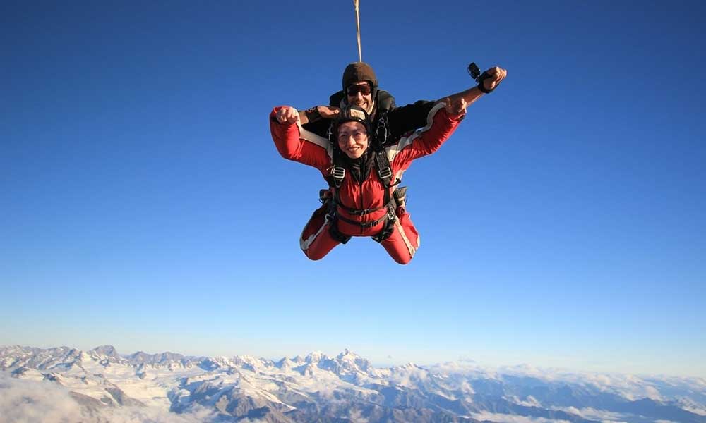 Tandem Skydive over Mt Cook - 13,000ft