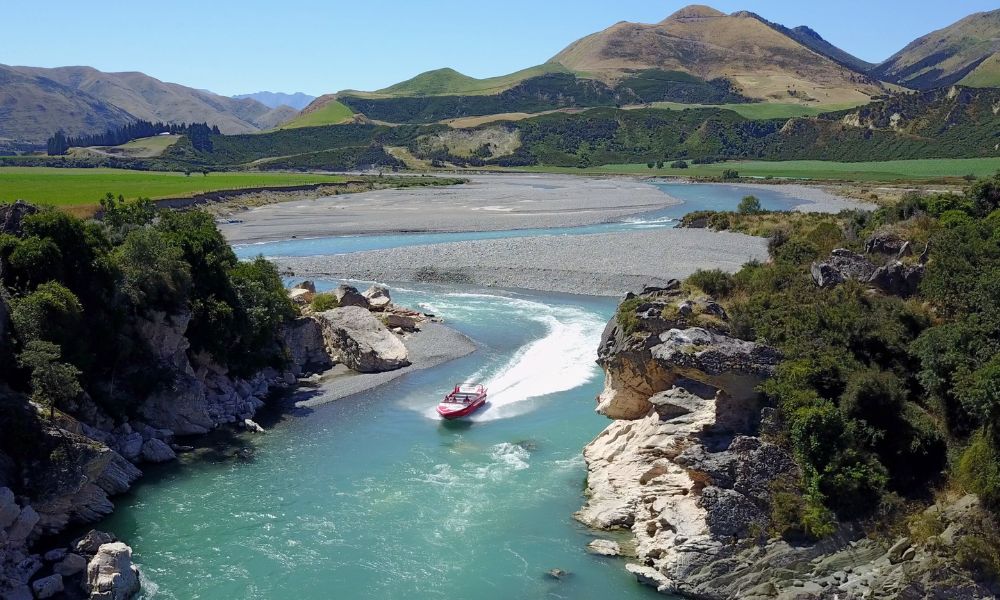 Jet Boating in Waiau Gorge